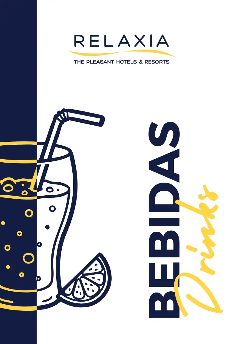 carta bebidas relaxia beverly park